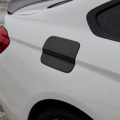 EuroCarbon BMW Carbon Fiber Fuel Door On Car