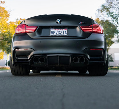 BMW F80 M3 | F82 / F83 M4 V Style 3-Piece Dry Carbon Fiber Diffuser