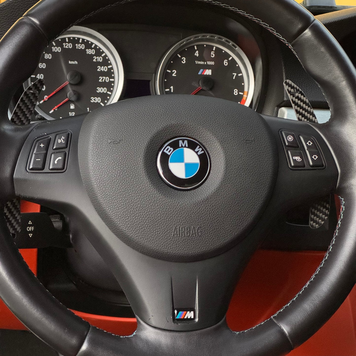 BMW Magnetic Carbon FIber Paddle Shifters - E Series Type