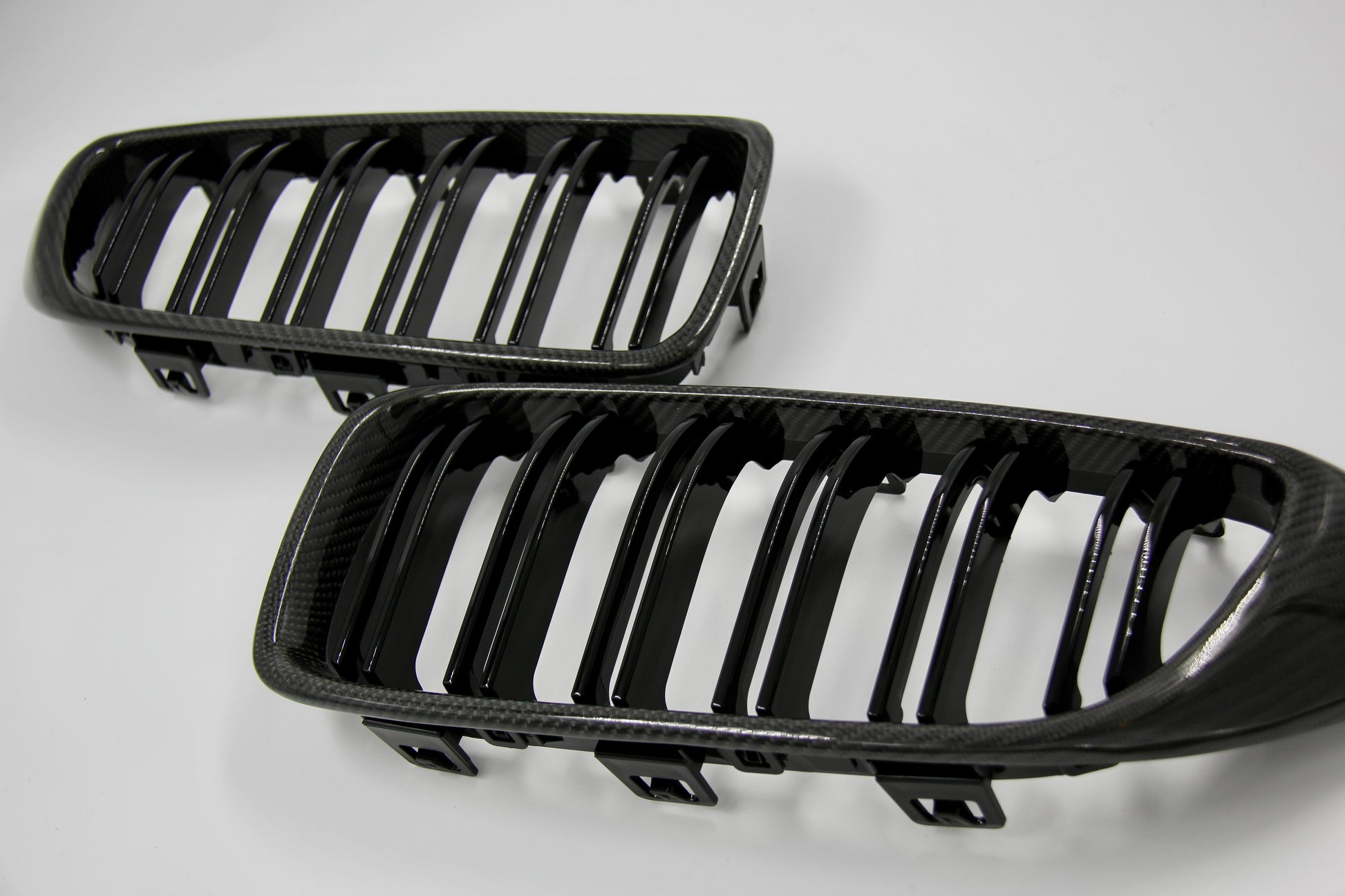 BMW Carbon Fiber F32 Carbon Fiber Double Slat Kidney Grill